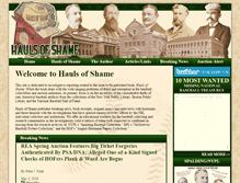 Tablet Screenshot of haulsofshame.com